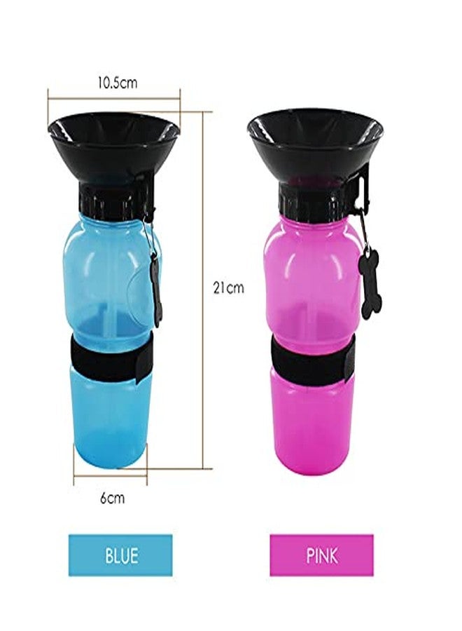 JHEPCOIN Water Bowl Bottle Sipper Portable Aqua Dog Outdoor Travel Water Bottle (Pack of 1, Multicolour) - Image 4